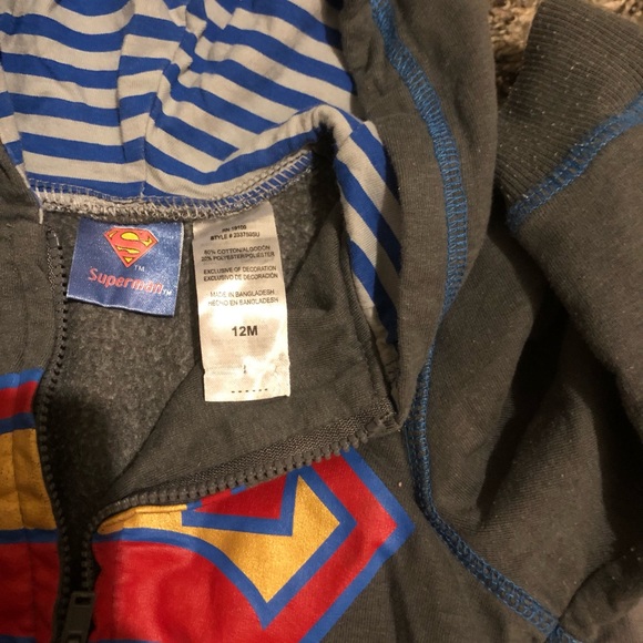 Bundle of 3 Lightweight Jackets- Kenneth Cole, Superman, Jumping Beans 12m Boy - Picture 3 of 5